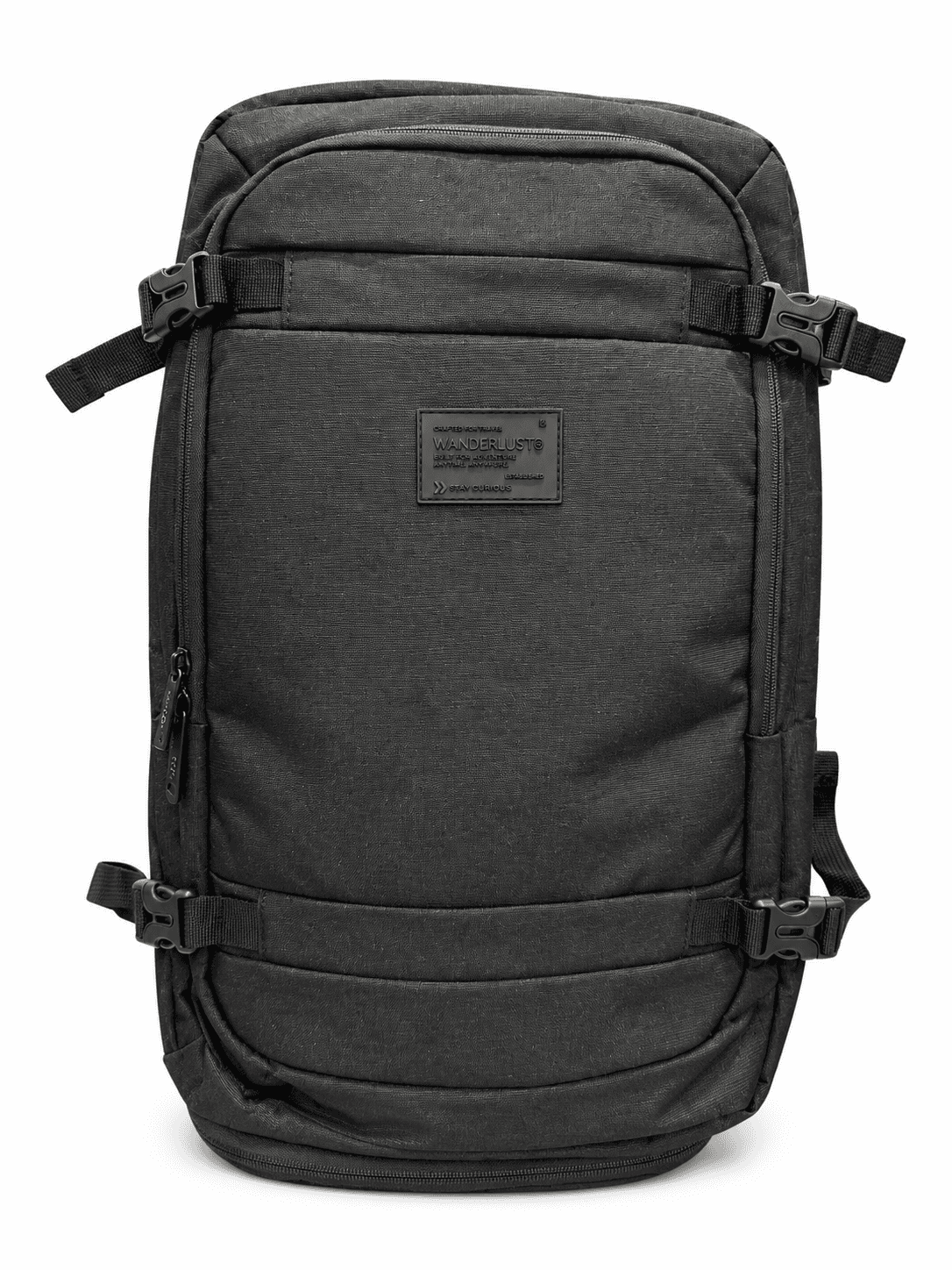 Wanderlust Mochila Viajera 50cm Negro | Sintético, Correas Regulables